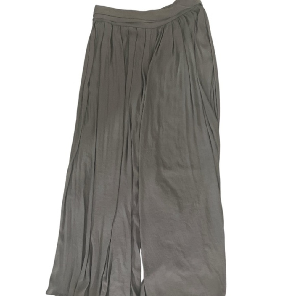 Richard Chai Smoked Gray Wide Leg Pants